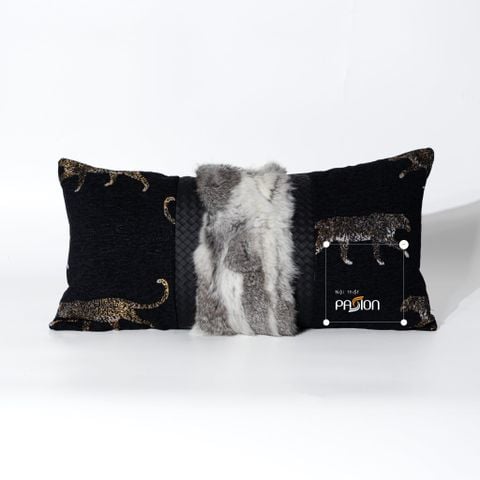 Vỏ Gối Tựa Lưng Họa Tiết Báo Phong Cách Pháp Sang Trọng