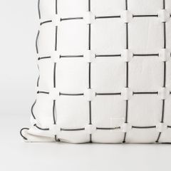 Vỏ Gối Tựa Lưng Trắng Đen Phong Cách Bắc Âu Tối Giản