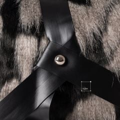 Vỏ Gối Tựa Lưng Trắng Đen Phong Cách Bắc Âu Tối Giản