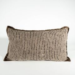 Vỏ Gối Tựa Lưng Nâu Maillard Phong Cách Wabi Sabi