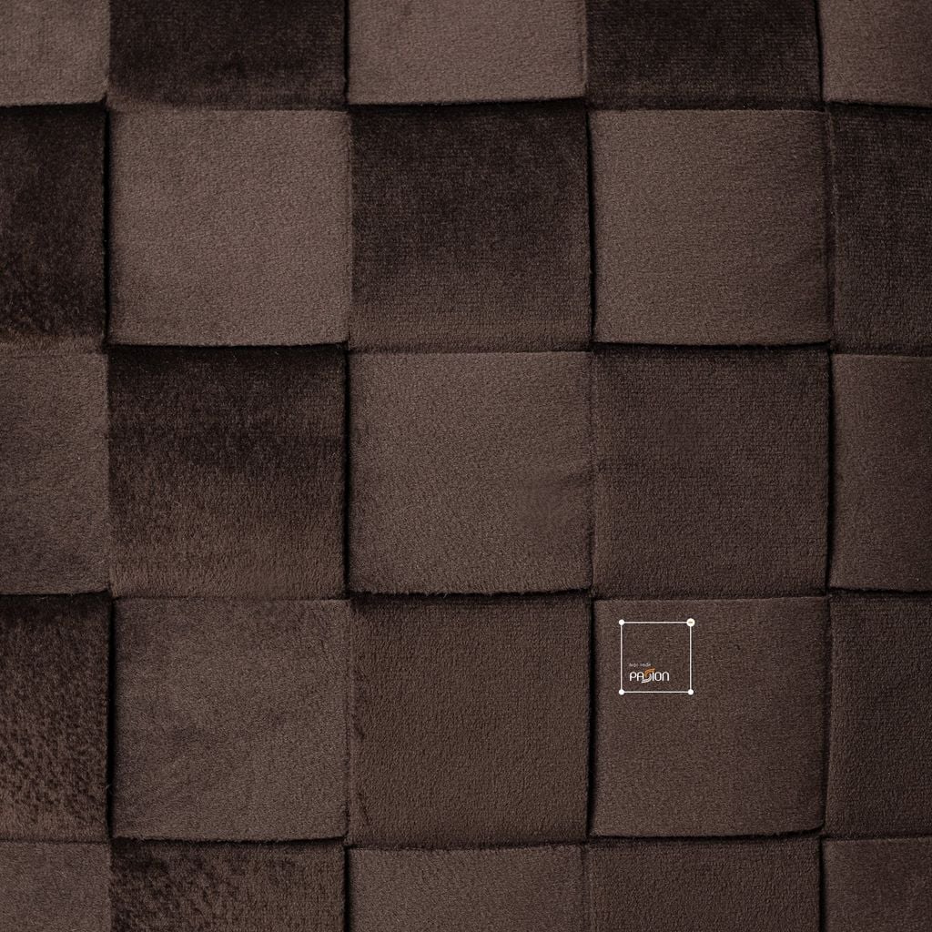 Vỏ Gối Tựa Lưng Tông Nâu Xám Trầm Hiện Đại