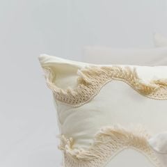 Vỏ Gối Tựa Lưng Tua Rua Ma Rốc Dệt Tua Rua Bắc Âu