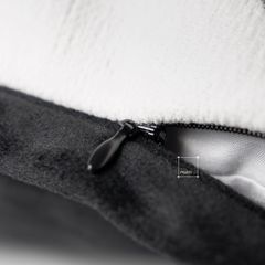 Vỏ Gối Tựa Lưng Trắng Đen Phong Cách Bắc Âu Tối Giản