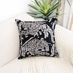 Vỏ Gối Tựa Lưng Ánh Kim Phối Khóa Luxury