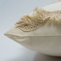 Vỏ Gối Tựa Lưng Tua Rua Ma Rốc Dệt Tua Rua Bắc Âu