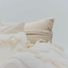 Vỏ Gối Tựa Lưng Tua Rua Ma Rốc Dệt Tua Rua Bắc Âu