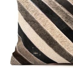 Vỏ Gối Tựa Lưng Ánh Kim Phối Khóa Luxury