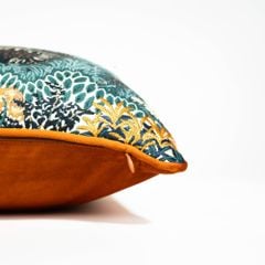 Vỏ Gối Tựa Lưng Sofa Âu Mỹ Dệt Sợi Colorful