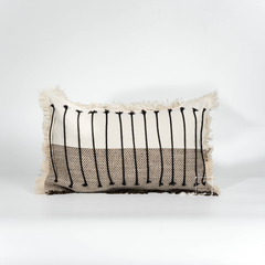 Vỏ Gối Tựa Lưng Sofa Phong Cách Rustic Xanh Xám