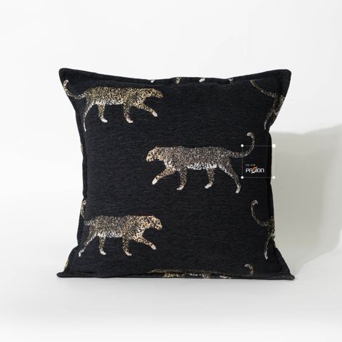 Vỏ Gối Tựa Lưng Họa Tiết Báo Phong Cách Pháp Sang Trọng