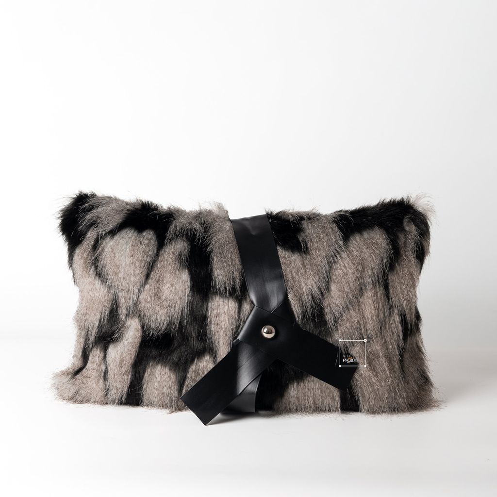 Vỏ Gối Tựa Lưng Trắng Đen Phong Cách Bắc Âu Tối Giản