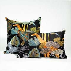 Vỏ Gối Tựa Lưng Sofa Âu Mỹ Dệt Sợi Colorful