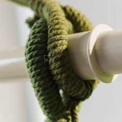 Ghế Võng Lưới Treo Trong Nhà Ngoài Trời Tua Rua Chân Võng