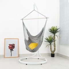 Ghế Võng Xích Đu Đan Lưới Dệt Sợi