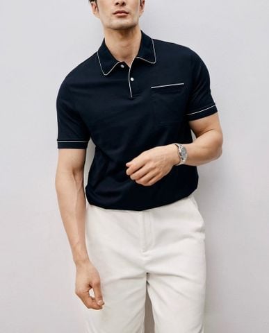 ÁO POLO NAM LP SUPIMA CAO CẤP VIỀN TƯƠNG PHẢN PHOM GỌN GÀNG