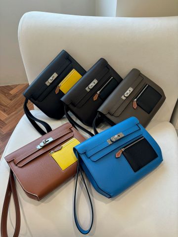 TÚI CLUTCH NAM NỮ HERM* KELLY DEPÊCHES 25 EVERCOLOR THỦ CÔNG CAO CẤP