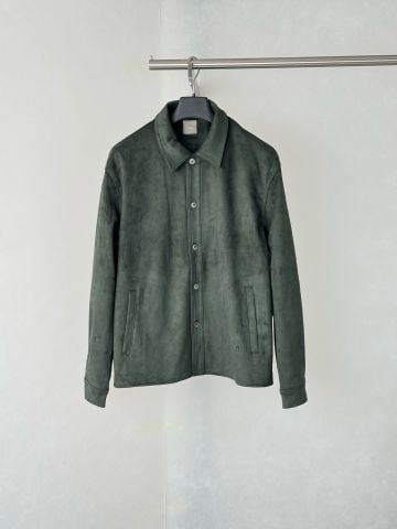 ÁO KHOÁC SƠ MI NAM D*O CỔ BẺ – DA LỘN HIỆU ỨNG CAO CẤP