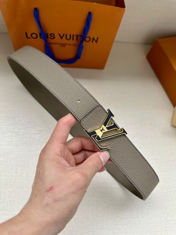 THẮT LƯNG NAM L*V  BẢN 40MM 2 MẶT – KHÓA CHỮ CÁI KIM LOẠI