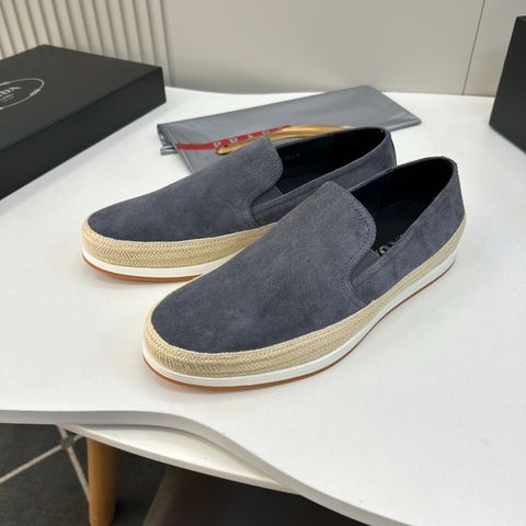 GIÀY SLIP-ON NAM PRAD*  SUEDE CAO CẤP