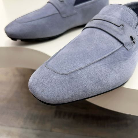 GIÀY LOAFER NAM B LORENZO DRIVE – DA BÊ CAMOSCIO NHUNG MỊN, ĐẾ DRIVER DẺO NHẸ