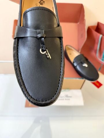 GIÀY DRIVER NAM L P SUMMER WALK DA BÒ VÂN HẠT – PHOM LOAFER LỊCH LÃM, ĐẾ HẠT CHỐNG TRƯỢT