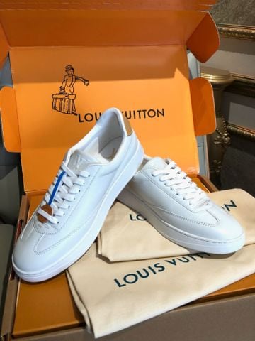 GIÀY SNEAKER NAM NỮ L V FLASH PHOM LOW-TOP DA BÊ TRƠN CẤU TRÚC SACCHETTO