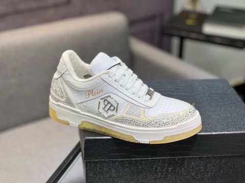 GIÀY SNEAKER NAM PHIL* TRẮNG ĐÍNH ĐÁ SANG TRỌNG
