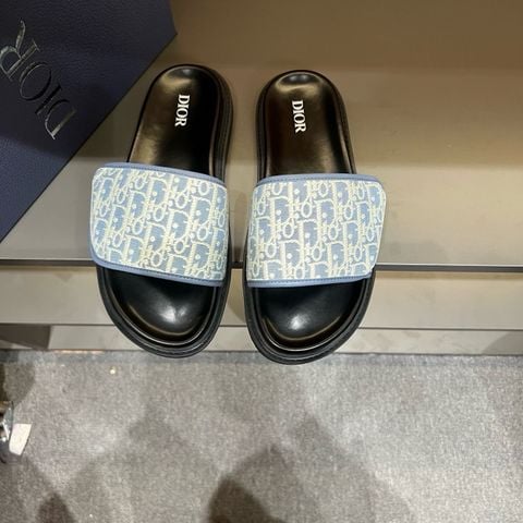 SANDAL NAM DR QUAI NGANG JACQUARD CHỮ LỒNG ĐẾ NHẸ CHỐNG TRƠN