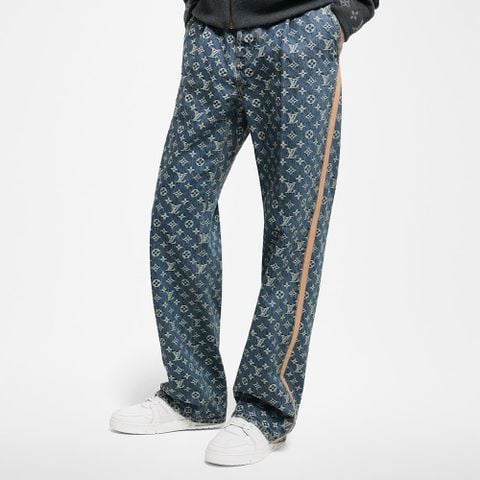 QUẦN JEANS NAM L V MONOGRAM DENIM WORKWEAR PHOM RELAXED