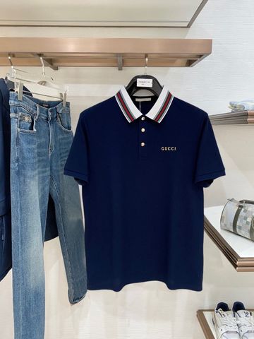 ÁO POLO NAM GC CỔ BẺ PHỐI SỌC – VẢI PIQUE COTTON MẮT LƯỚI CAO CẤP