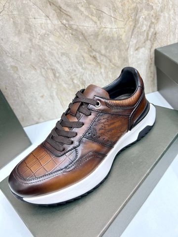 GIÀY NAM BERLUTTI  * SNEAKER DA BÊ SCRITTO 3D – NHẸ ÊM, LỊCH LÃM THỂ THAO