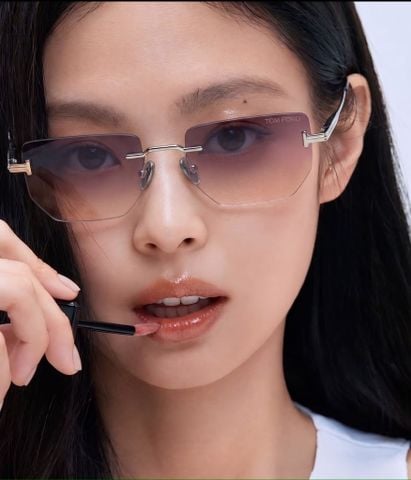 KÍNH MẮT NAM NỮ T F GỌNG KHOAN KHÔNG VIỀN PHOM CHỮ NHẬT HÌNH HỌC