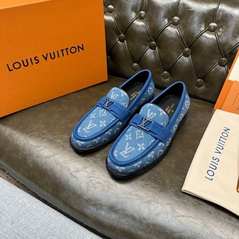 GIÀY LOAFER NAM L V MAJOR LOAFER DENIM MONOGRAM – PHOM TRẺ TRUNG
