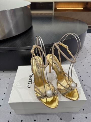 SANDAL CAO GÓT NỮ CASA* DÂY QUẤN ÁNH KIM – GÓT 8/10CM