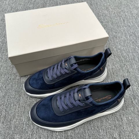 GIÀY THỂ THAO NAM ST PHOM Ý THỦ CÔNG DA BÊ LỘN PHỐI DA HẠT ĐẾ NHẸ ÊM CHÂN