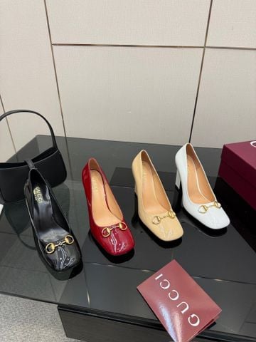 GIÀY CAO GÓT NỮ GC HORSEBIT DA BÓNG CAO CẤP