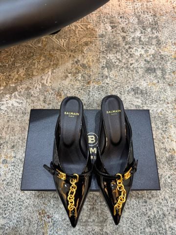 GIÀY SỤC CAO GÓT NỮ BLM CHAIN CHARM MŨI NHỌN PHÁ CÁCH CAO 5.5CM