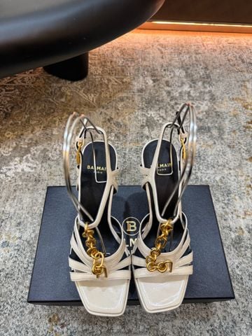 SANDAL CAO GÓT NỮ BM SYNC VELVET CHAIN SIGNATURE – GÓT 12CM ĐẾ 3.5CM