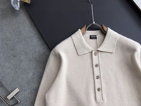 ÁO LEN NAM CỔ POLO LEN DỆT GÂN CAO TRỌNG LƯỢNG