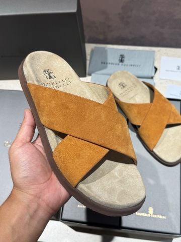 DÉP NAM B C DA LỘN QUAI CHÉO CROSSOVER – PHOM SLIDE MÙA HÈ CAO CẤP,