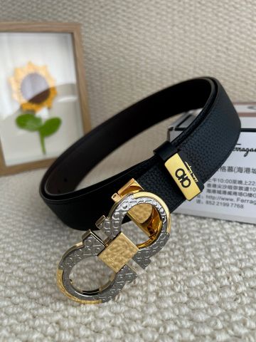 THẮT LƯNG NAM FRG KHÓA GANCINI ĐÔI DẬP HỌA TIẾT SANG TRỌNG