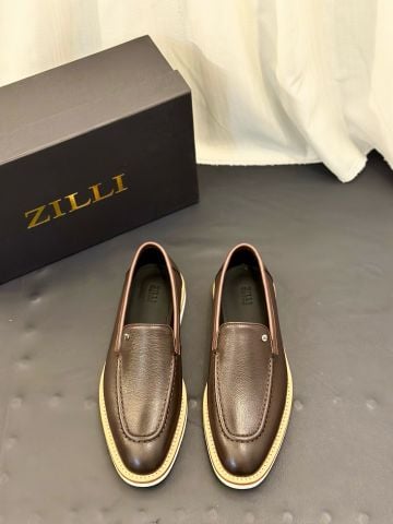 GIÀY LOAFER NAM Z L DA BÊ VÂN HẠT – PHOM Ý LỊCH LÃM, ĐẾ SIÊU NHẸ