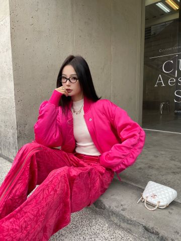 ÁO KHOÁC NỮ ACNE STU* CHẦN BÔNG NHUNG MỜ – PHIÊN BẢN MỚI