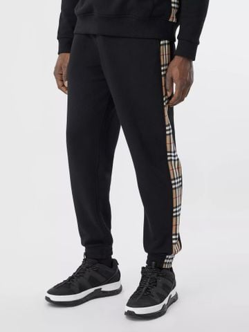 BỘ SET NAM BUR HOODIE + JOGGER PHỐI HOẠ TIẾT CHECK SIGNATURE TÔN DÁNG