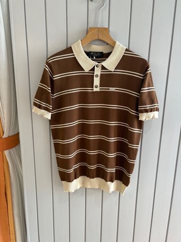 ÁO POLO NAM LP DỆT KIM SỌC NGANG CỔ PHỐI TƯƠNG PHẢN