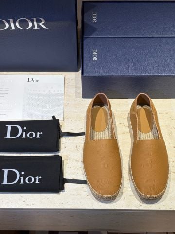 GIÀY SLIP ON NAM DR PHOM ESPADRILLE DA VÂN HẠT VIỀN CÓI THỦ CÔNG