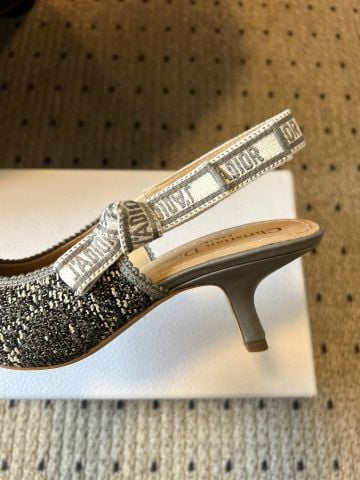 GIÀY CAO GÓT NỮ DIO* J’ADIOR NƠ BƯỚM ĐÍNH, GÓT MẢNH THANH LỊCH