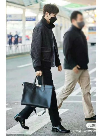 ÁO KHOÁC NAM FD* MONOGRAM DỆT NỔI LÓT CUPRO NÚT SỪNG CAO CẤP