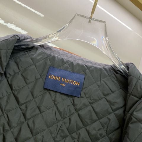ÁO KHOÁC NAM L V WORKWEAR BLOUSON JACQUARD CỔ NHUNG TĂM