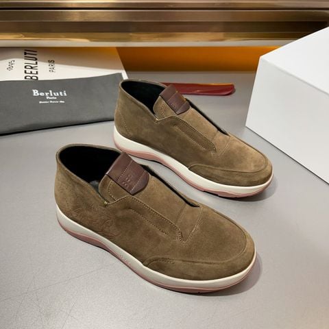 GIÀY THỂ THAO SLIP ON NAM BRL – DÁNG SUEDE TỐI GIẢN, ĐẾ CAO SU ÊM NHẸ